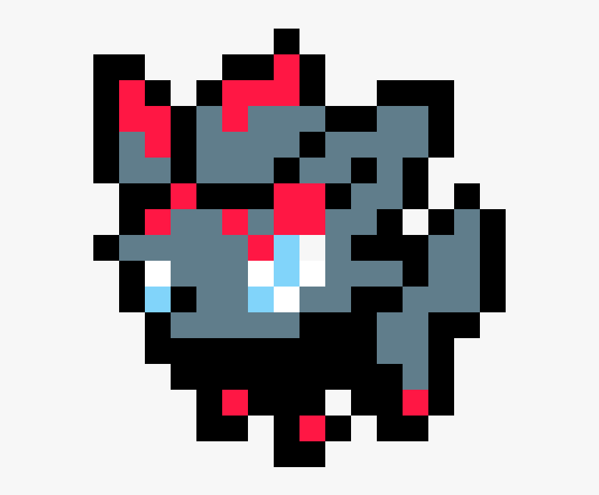 Transparent Zorua Png - Zorua Pokemon Pixel Art, Png Download - kindpng