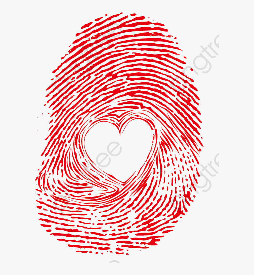 Transparent Finger Print Clipart - Creative Heart Logo Design, HD Png Download, Free Download