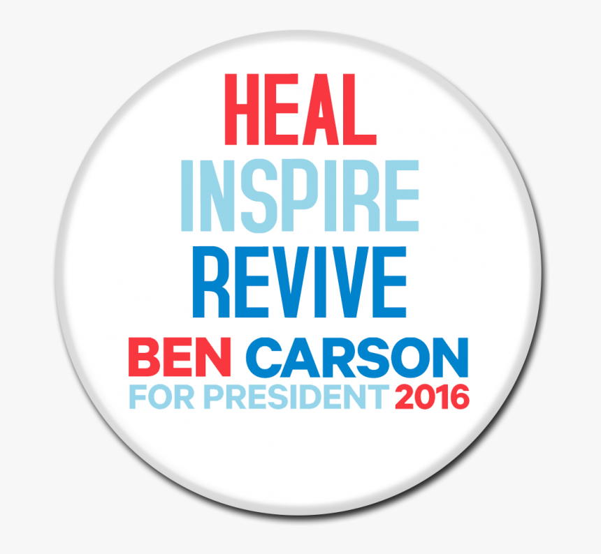 Ben Carson Button - Circle, HD Png Download, Free Download