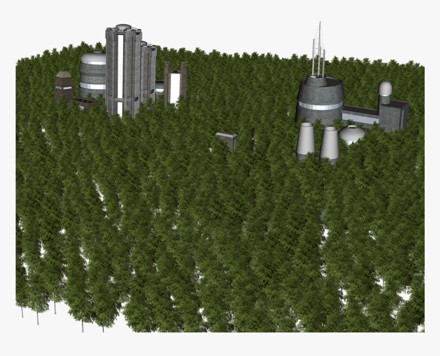 Transparent Futuristic City Png - Grass, Png Download, Free Download