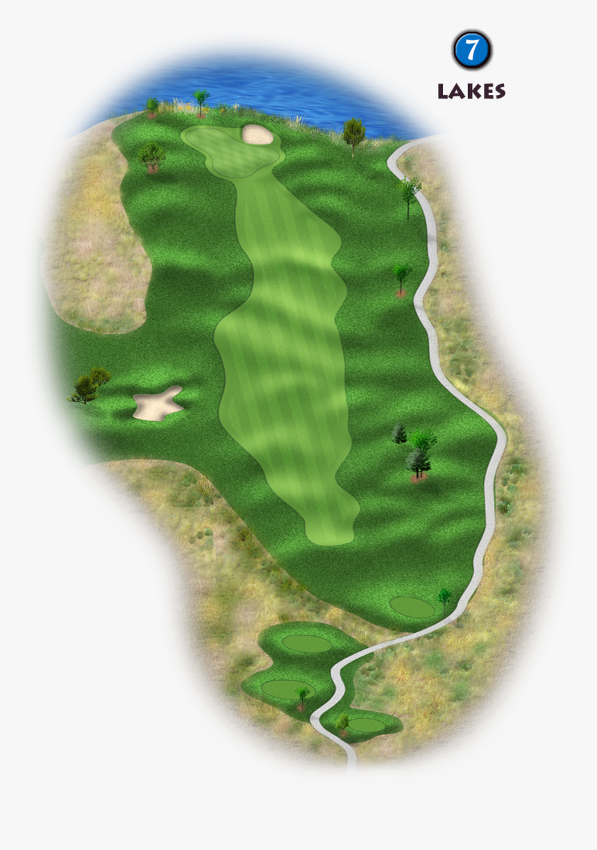 Golf Course Hole Layout, HD Png Download, Free Download