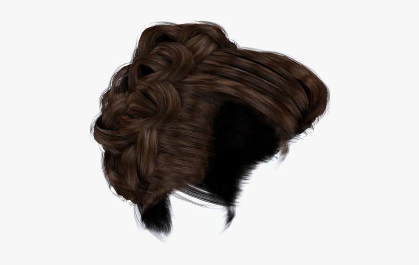 Hair Bun Png - Brown Hair Bun Png, Transparent Png, Free Download