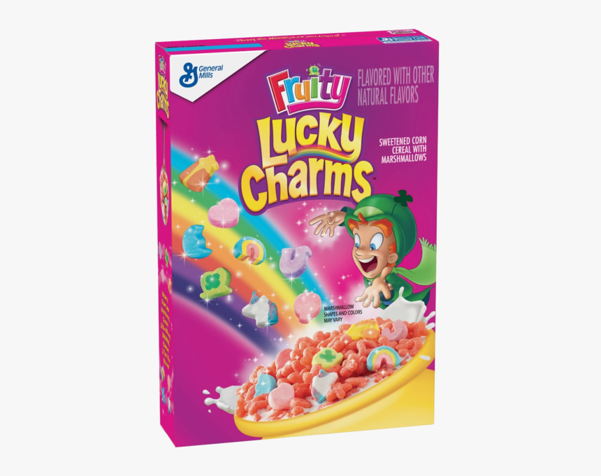 Lucky Charms Fruity - Fruity Lucky Charms Cereal, HD Png Download, Free Download