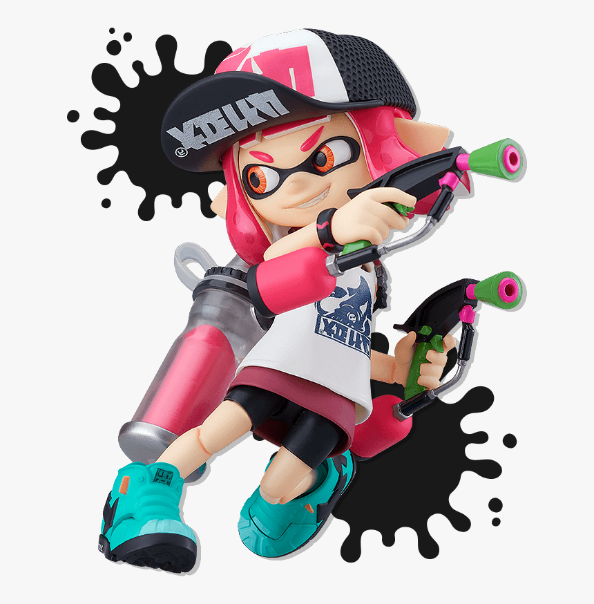 Transparent Squid Girl Png - Figuras Splatoon, Png Download - kindpng.