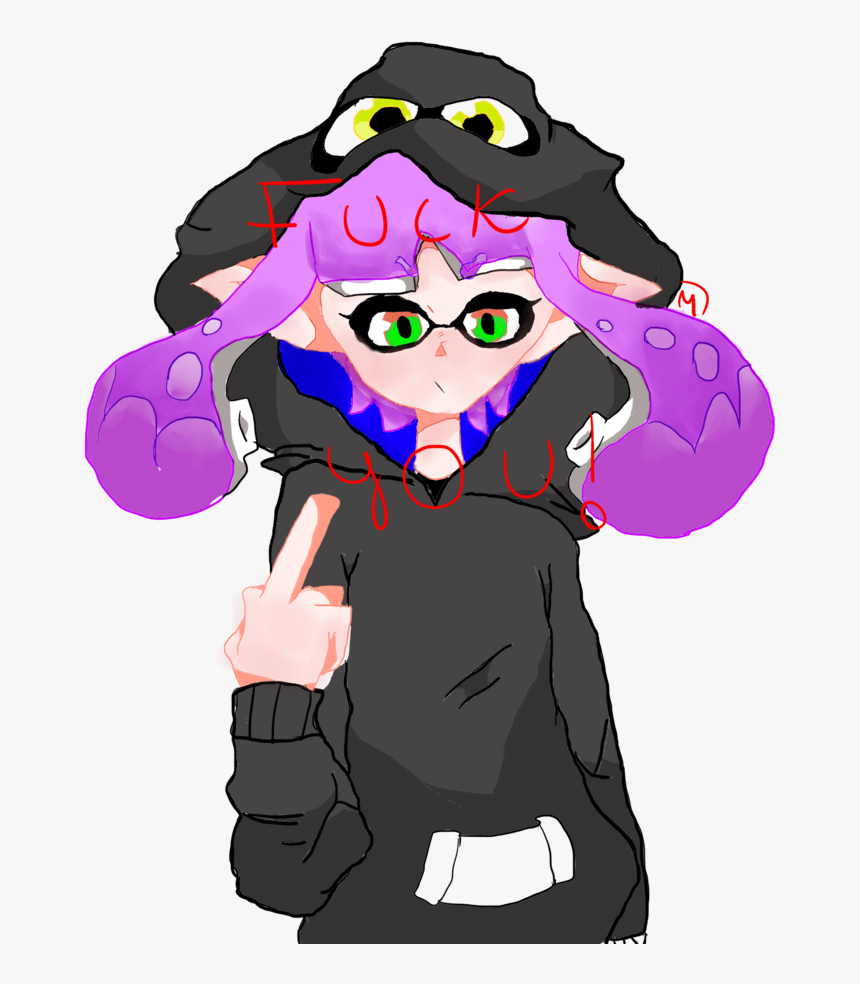 Splatoon Squid~girl - Cartoon, HD Png Download, Free Download