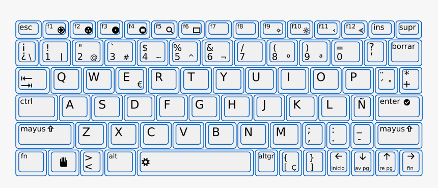 Free Printable Keyboard Template Printable Templates