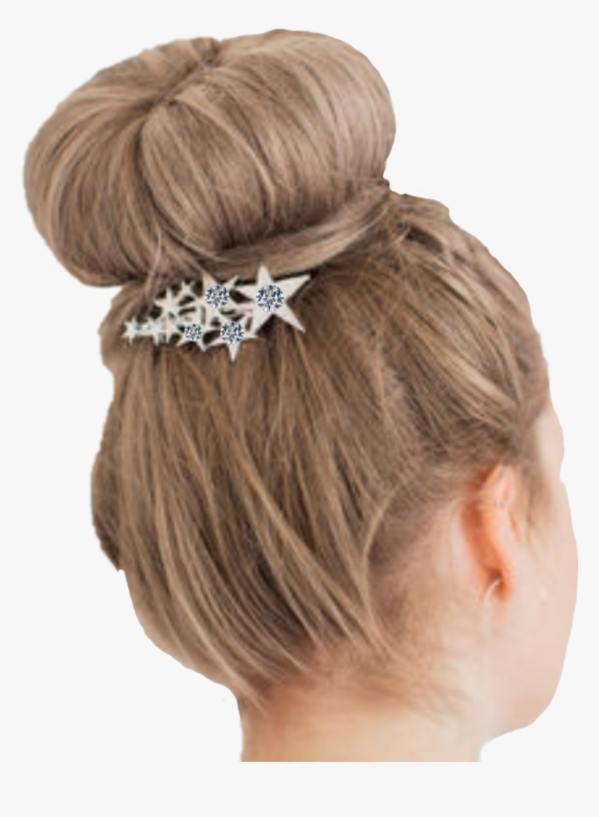 #hair#bun - Star Hair Clip, HD Png Download, Free Download