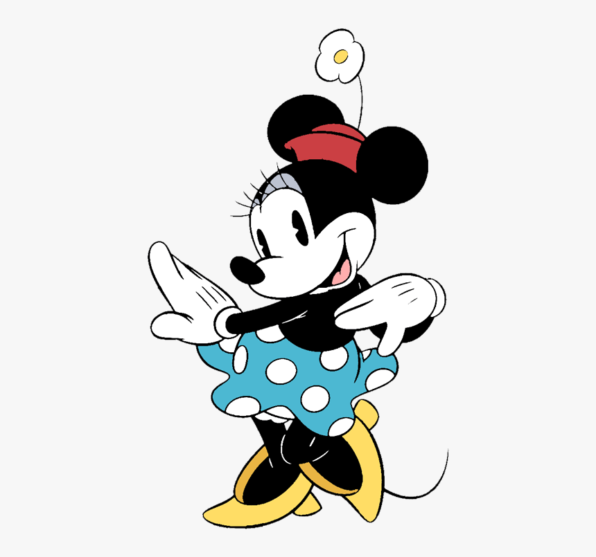 More Mickey And Friends Clip Art - Minnie Mouse Classic Clipart, HD Png Download, Free Download