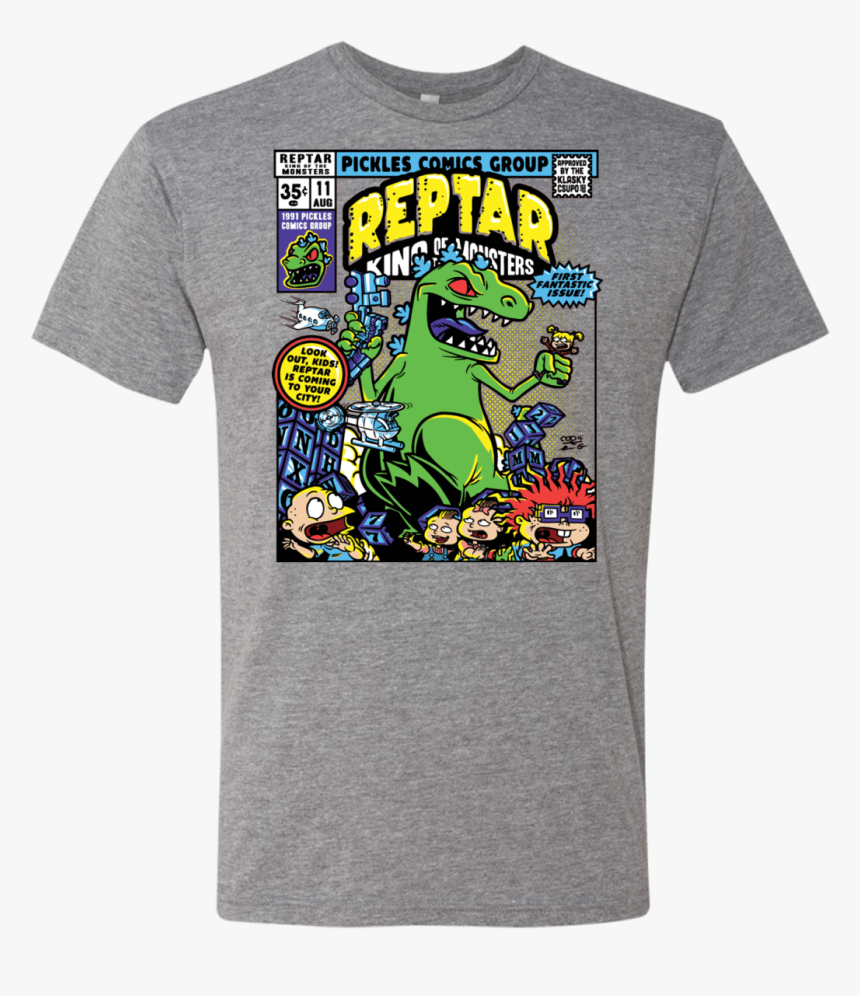Reptar Men"s Triblend T-shirt - Reptar T Shirt, HD Png Download, Free Download