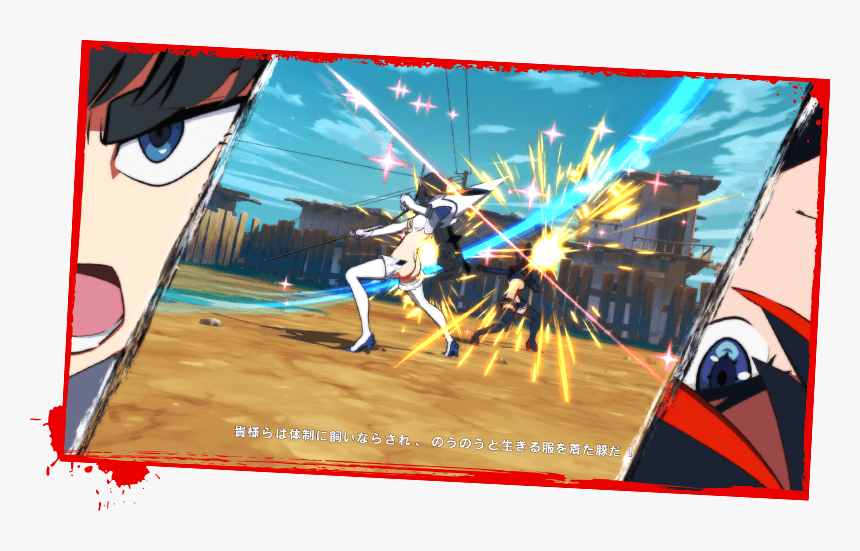 Kill La Kill The Game, New Details, Gamagori And Sangeyama - Cartoon, HD Png Download, Free Download