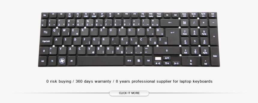 Acer Aspire R15 Keyboard, HD Png Download, Free Download