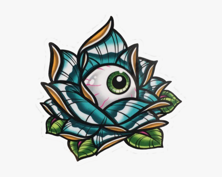 #stickergang #eye #of #the #lotus #whoa #crazy #weird - Cartoon, HD Png Download, Free Download