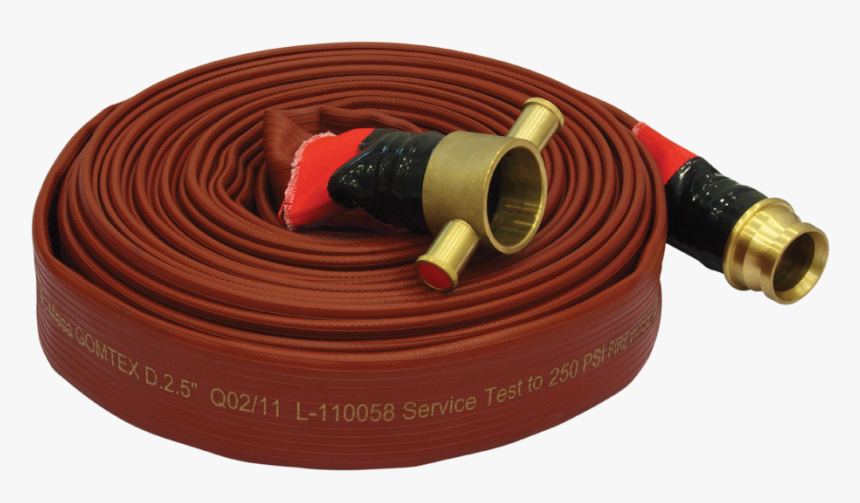 Gomtex Fire Hose With Coupling - Wet Riser Canvas Hose, HD Png Download, Free Download