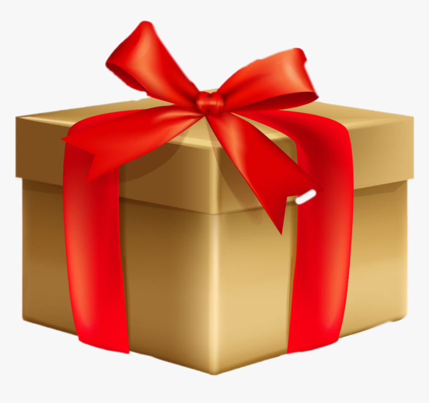 Transparent Red Gift Ribbon Png - Transparent Cartoon Gift Box, Png Download, Free Download