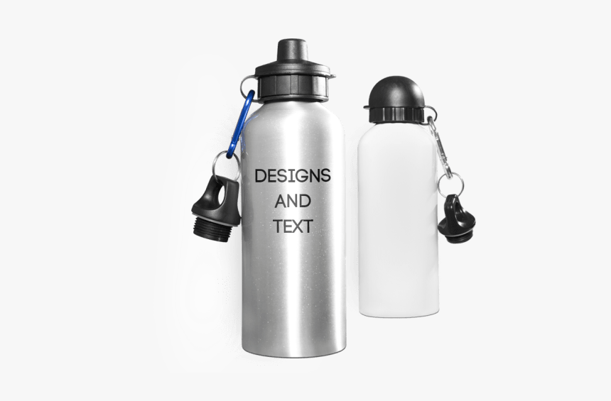 Personalised Bottles Spreadshirt Design - Personalised Metal Water Bottles Uk, HD Png Download, Free Download