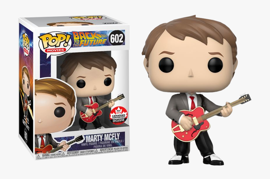 Marty Mcfly Funko Pop Guitar , Png Download - Marty Mcfly Pop Guitar, Transparent Png, Free Download