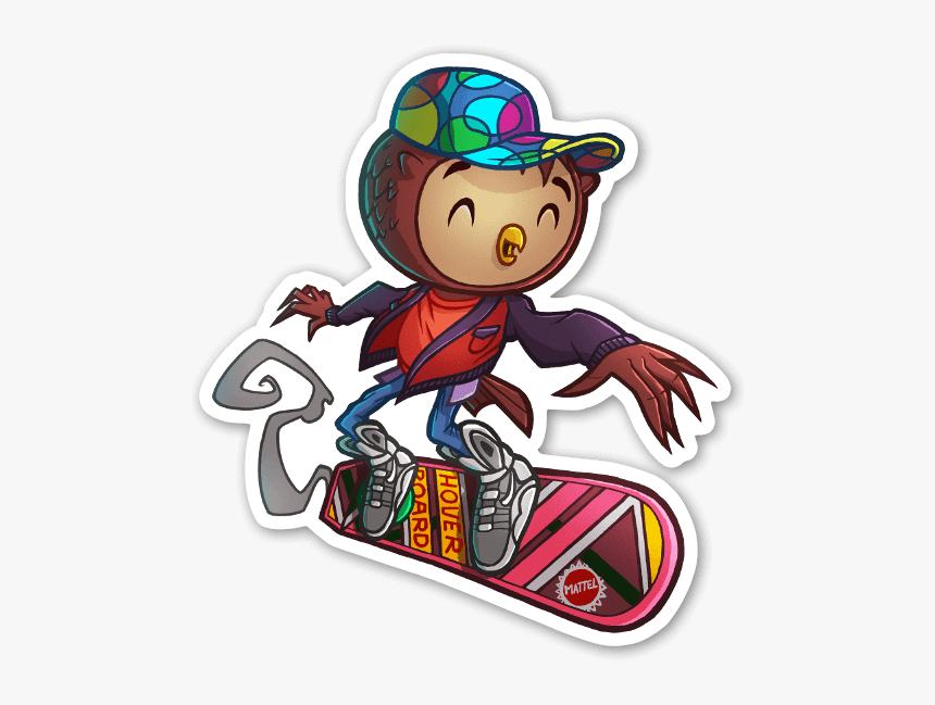 Fox As Marty Mcfly Sticker, HD Png Download, Free Download