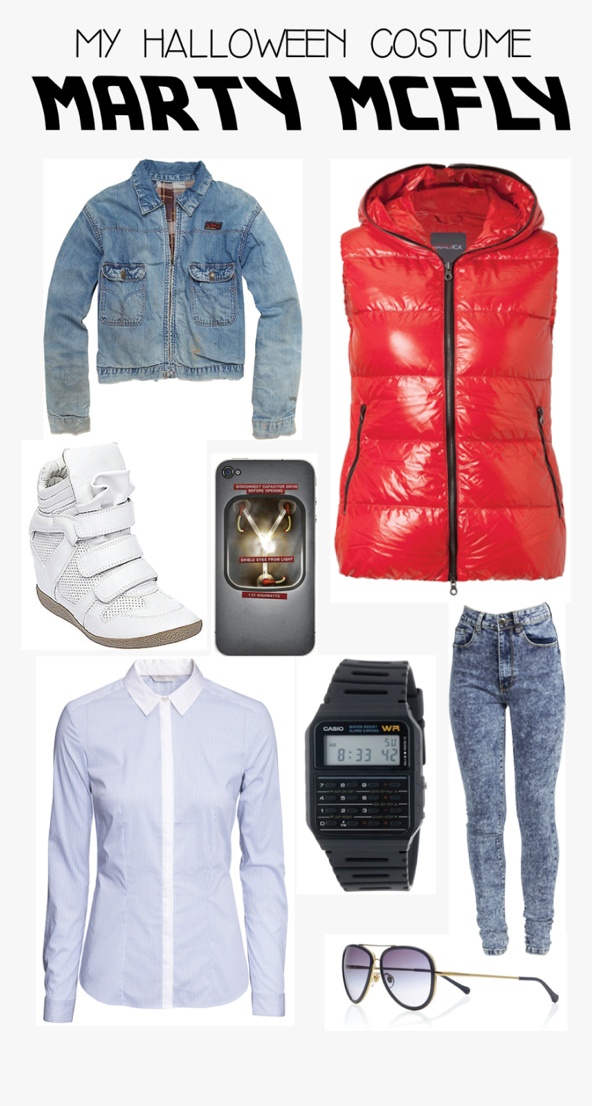 Transparent Marty Mcfly Png - Back To The Future Original Dresses, Png Download, Free Download