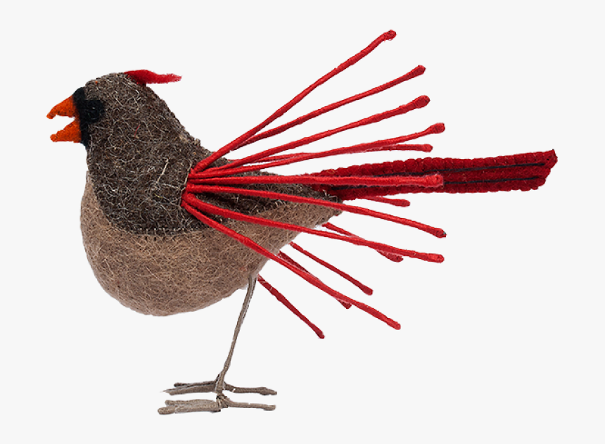 Felt Bird, Cardinal Courtship By Gold Leaf Design Group - Detroit Institute Of Arts, HD Png Download, Free Download