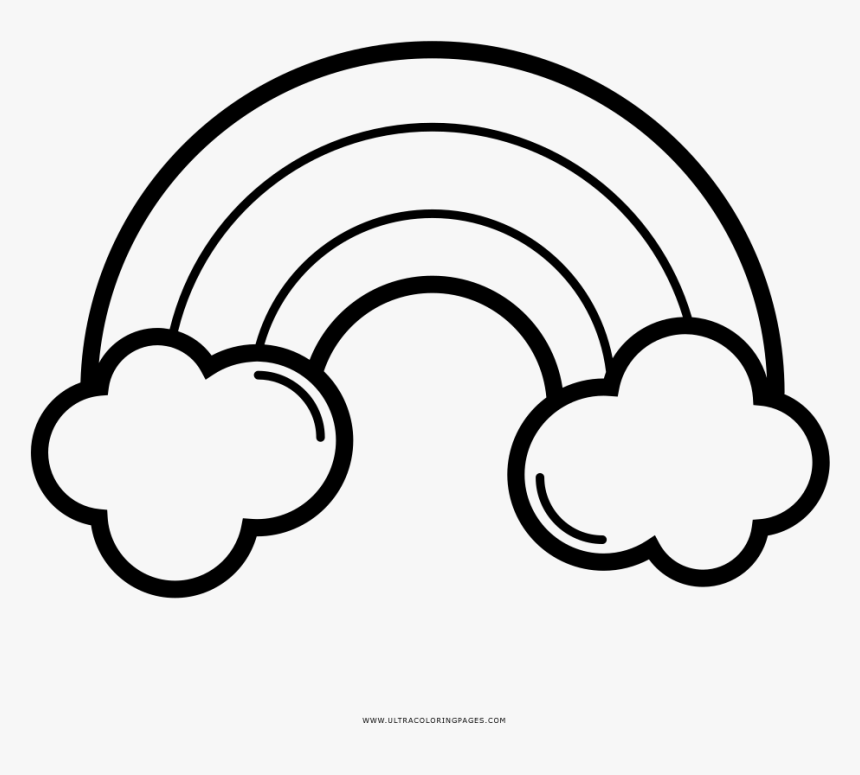 Rainbow Line Drawing Png, Transparent Png, Free Download