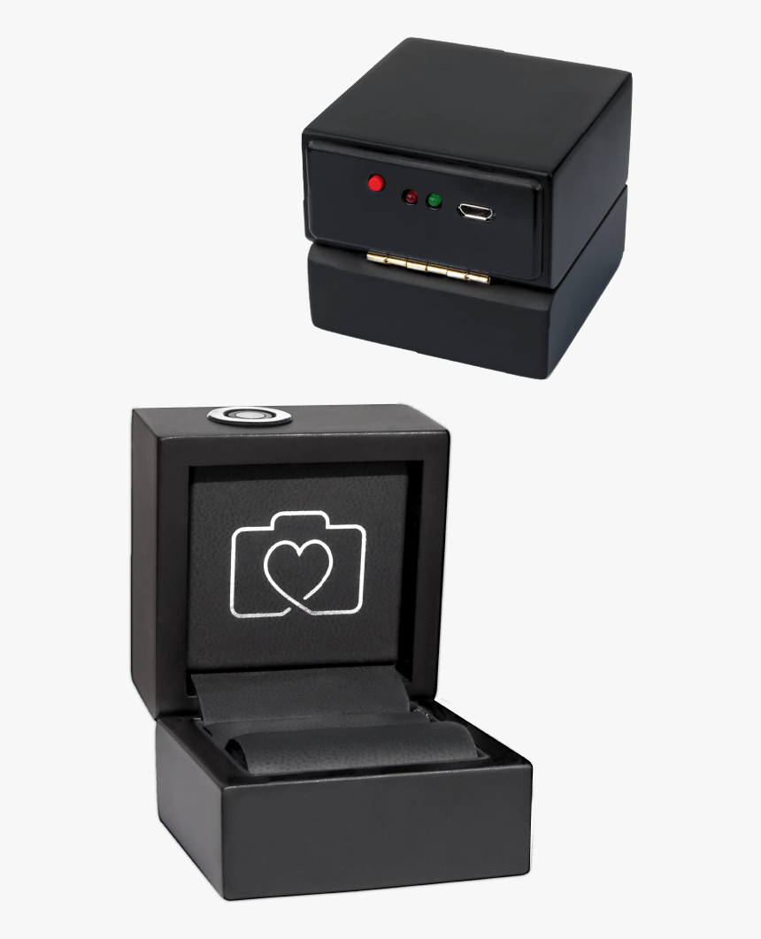 Engagement Ring Box With In-built Mini Camera To Record - Box, HD Png Download, Free Download