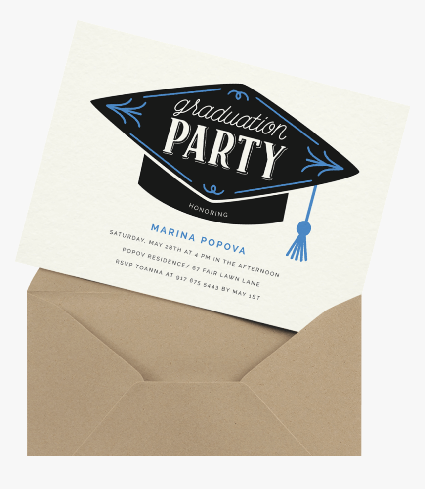 Transparent Graduation Party Png - Envelope, Png Download, Free Download