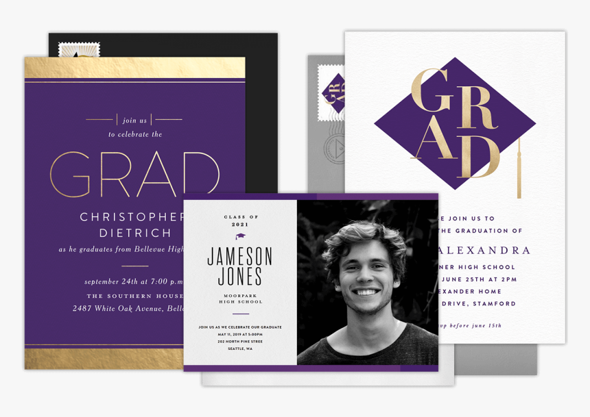 Graduation Party Invitations - Graphic Design, HD Png Download, Free Download