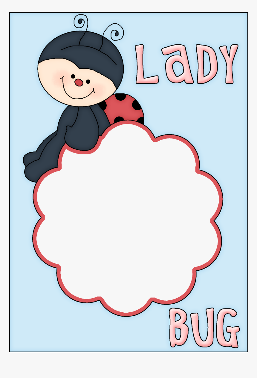 Frame Ladybugs Png Clipart , Png Download - Clipart Ladybug With Frame, Transparent Png, Free Download