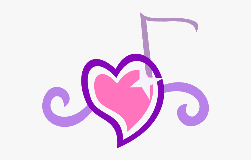 Shaped Music Notes Panda - Cutie Mark De Sweetie Belle G3, HD Png Download, Free Download