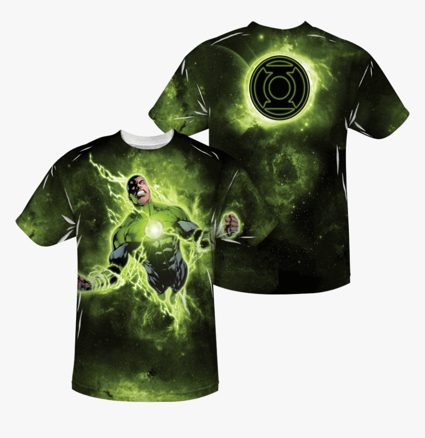Green Lantern John Stewart T-shirt - Green Sublimation Design For Shirt, HD Png Download, Free Download