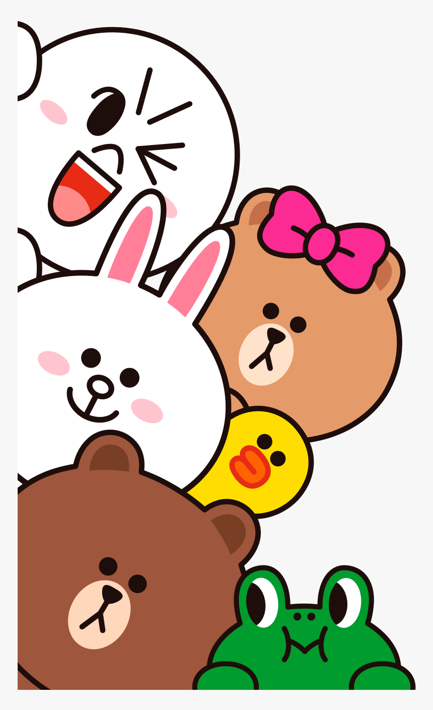 Line Friends Png - Line Friends, Transparent Png, Free Download