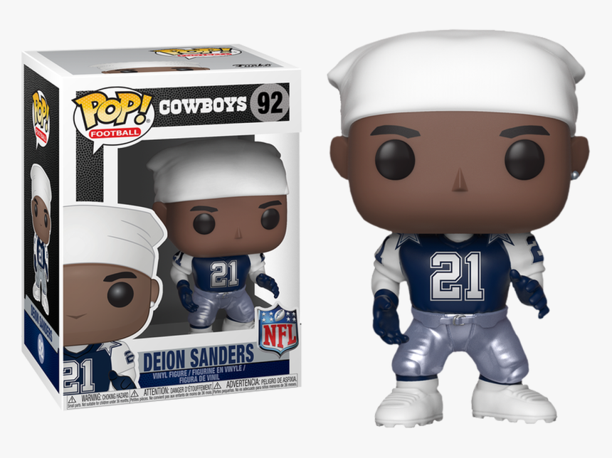 Deion Sanders Dallas Cowboys Legends Pop Vinyl Figure - Deion Sanders Funko Pop, HD Png Download, Free Download