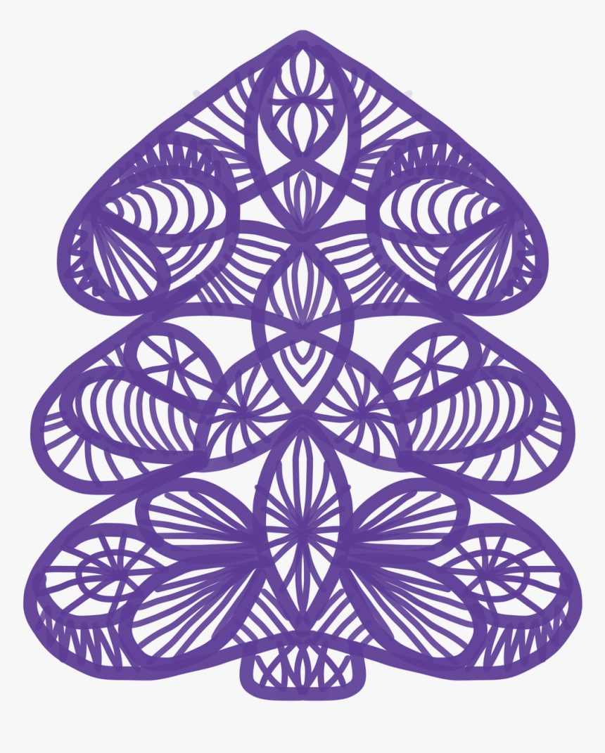 Lace Christmas Png, Transparent Png, Free Download