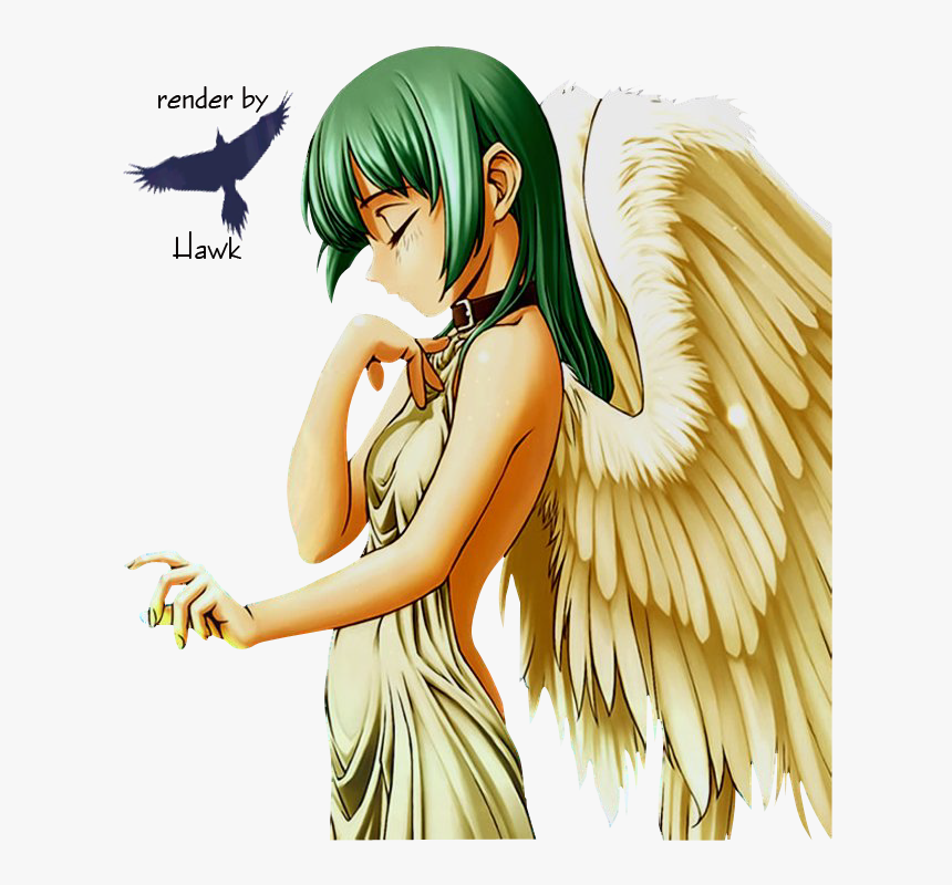 Transparent Angel Wings - Wings Side Anime Side View Angel, HD Png Download, Free Download