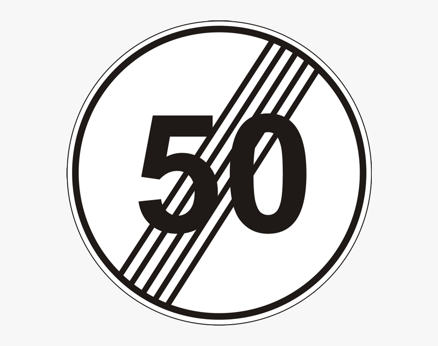 French National Speed Limit Sign Clipart , Png Download, Transparent Png, Free Download