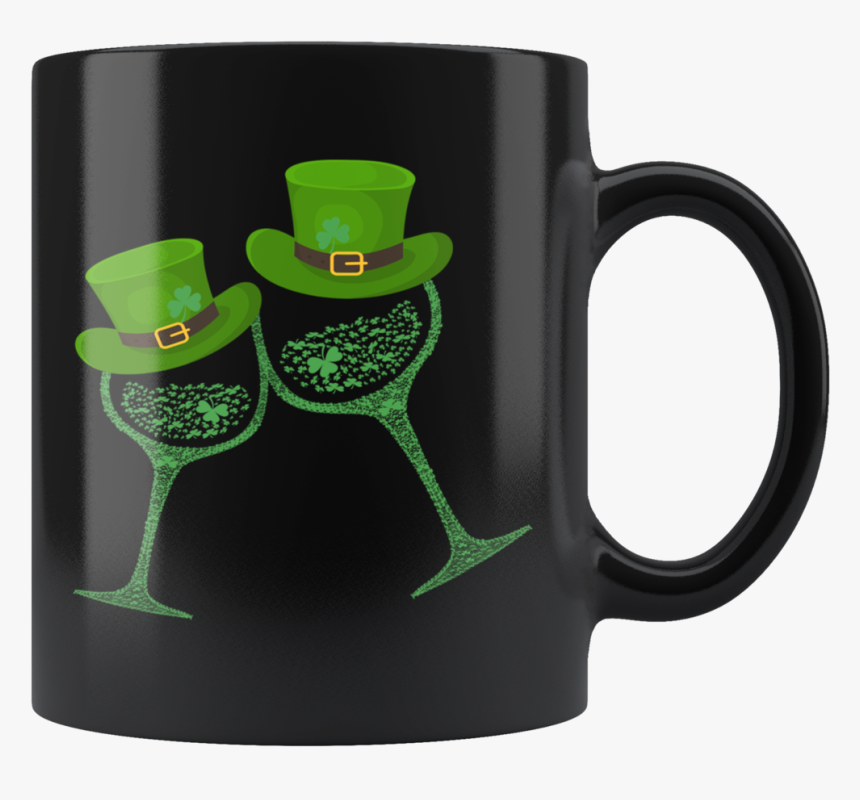 Shamrocks Clover Wine St Patricks Day Hat Mug Coffee - Just Freaking Love Alpacas Ok, HD Png Download, Free Download