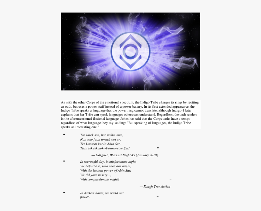 Indigo Lantern Corps Symbol, HD Png Download, Free Download