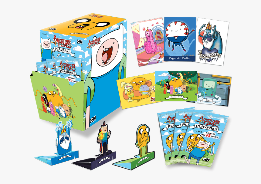 Playpack Series 2 Display Box - Adventure Time Trading Cards, HD Png Download, Free Download