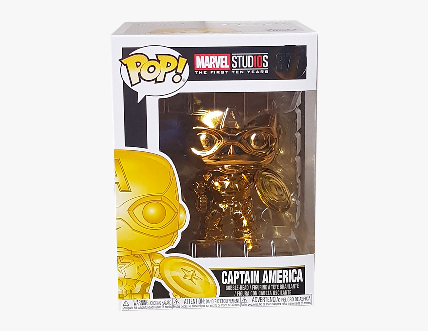 Funko Pop Captain America Gold, HD Png Download, Free Download