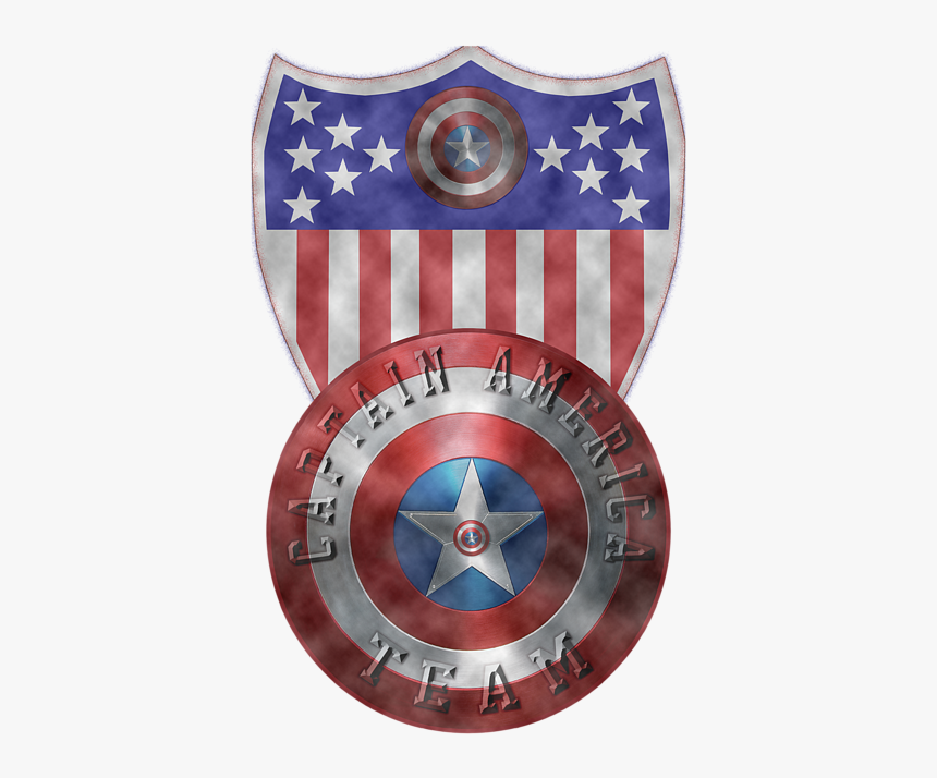 Captain America Logo Panting, HD Png Download, Free Download