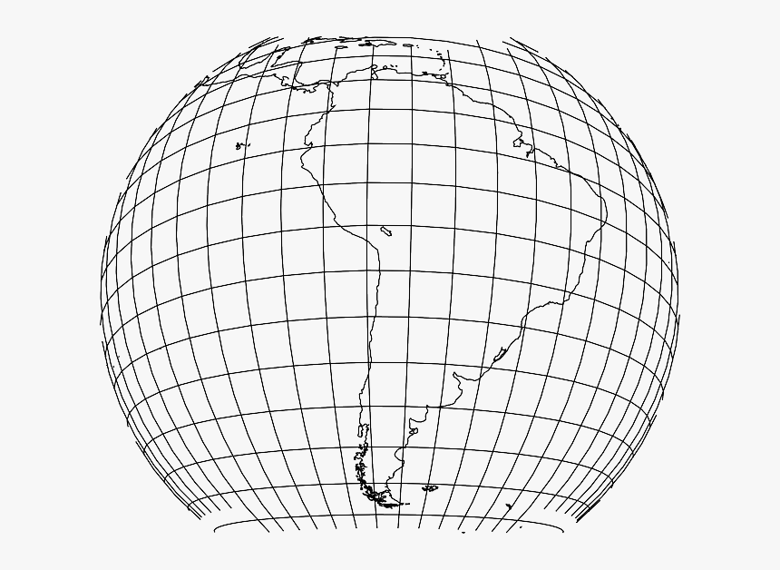 Global, Earth, Grid, South America, Continental, World - Grid Earth Png, Transparent Png, Free Download