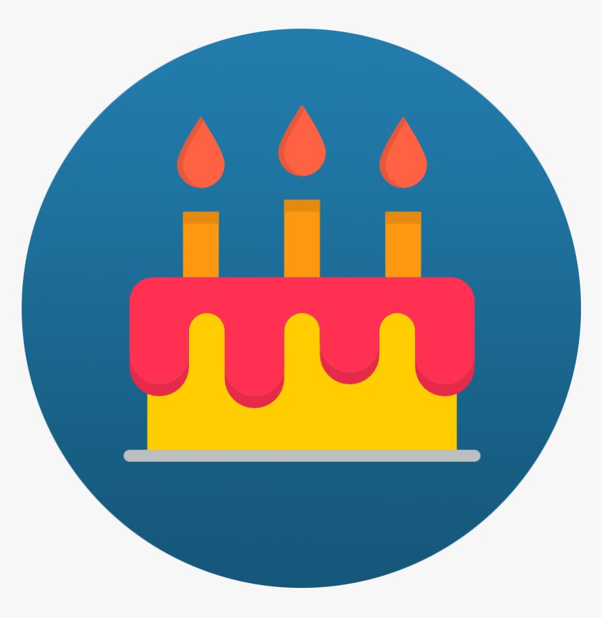 Cake Icon - Birthday Candle, HD Png Download, Free Download