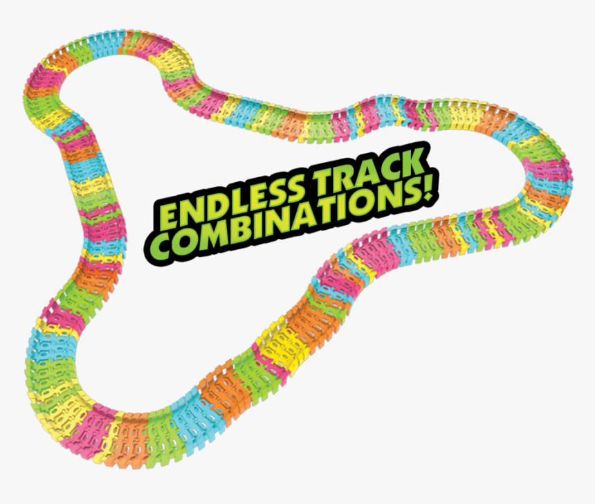Twister Tracks 221 Neon Glow Track 1 Green Race Car"
 - Mindscope Twister Tracks Neon Glow In The Dark 221, HD Png Download, Free Download