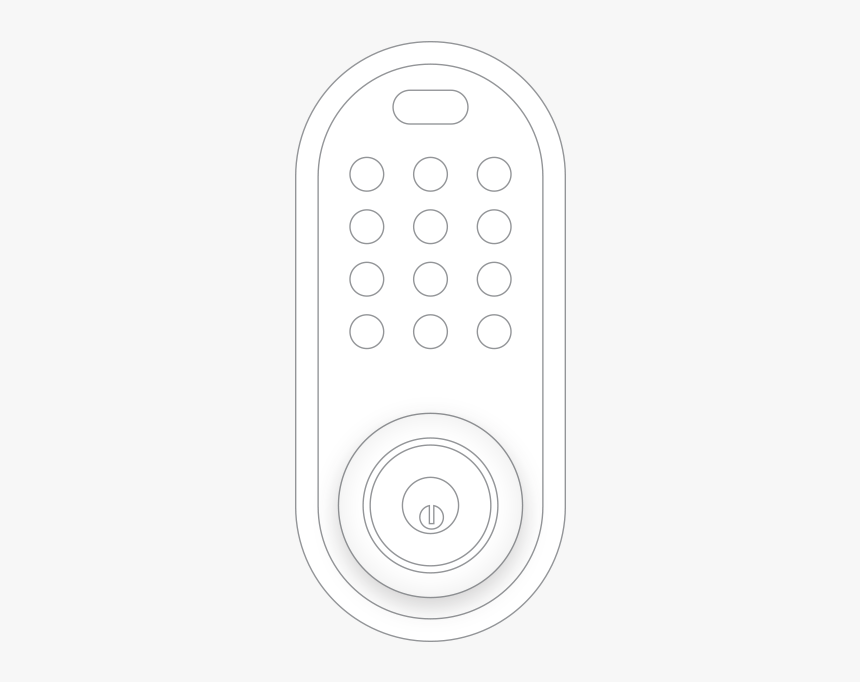 Lock Types Doorknob Keypad - Circle, HD Png Download, Free Download