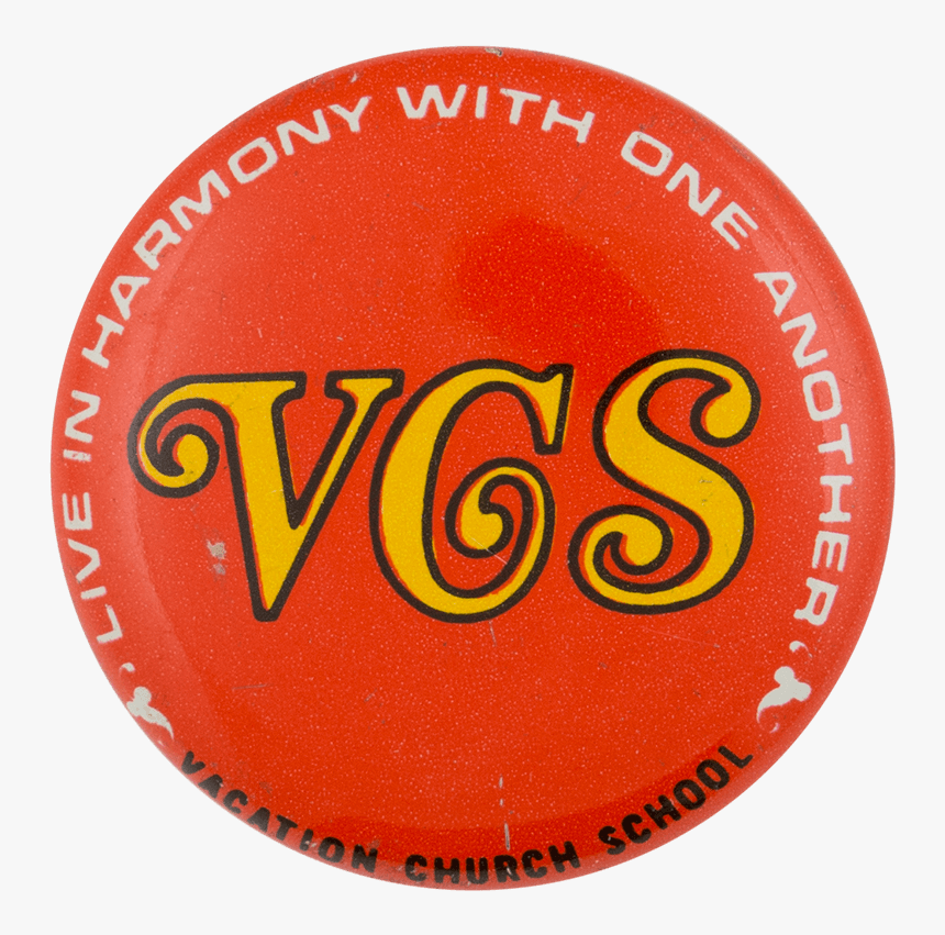 Vacation Church School Live In Harmony Club Button - Circle, HD Png Download, Free Download
