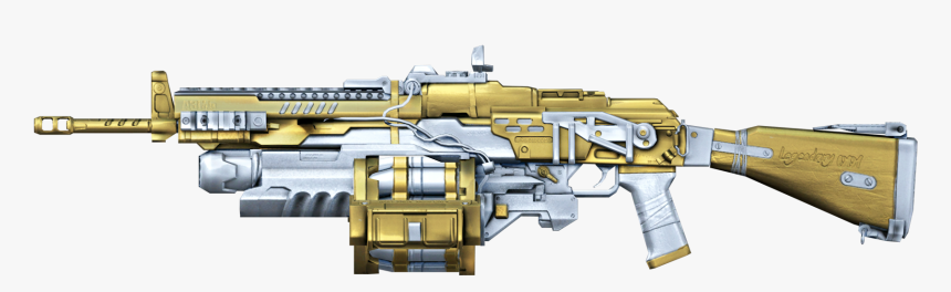 Transparent Gold Ak 47 Png - Firearm, Png Download, Free Download