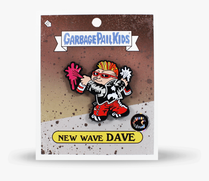 Garbage Pail Kids® New Wave Dave Enamel Pin"
 Class= - Garbage Pail Kids, HD Png Download, Free Download