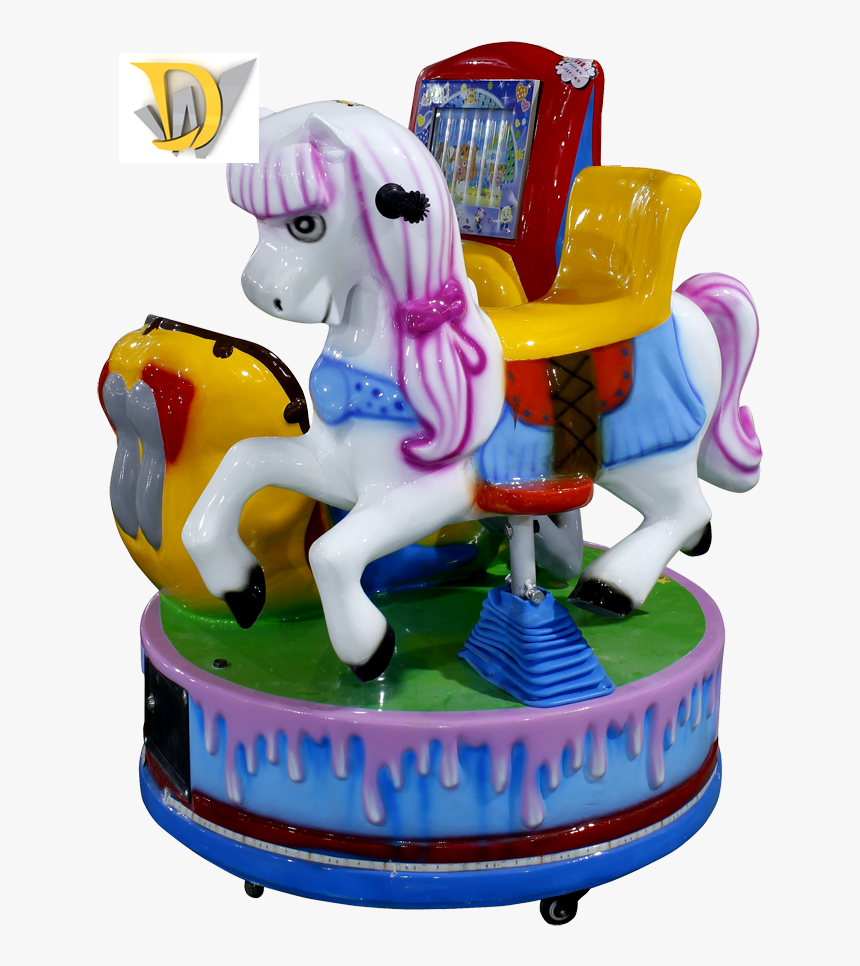 Mini Kids Jumping Amusement Park Ride On Horse Toy - Child Carousel, HD Png Download, Free Download