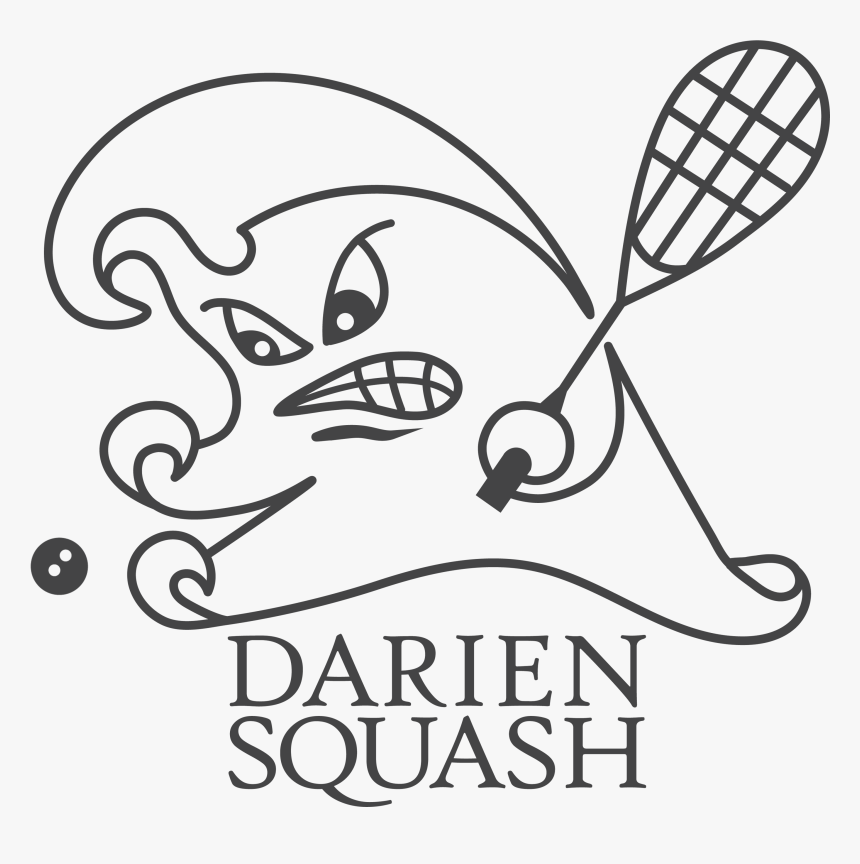 Dariensquash Darien Blue Wave Squash Logo, HD Png Download, Free Download