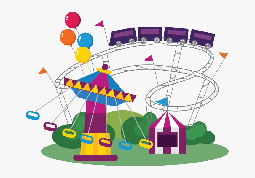 Amusement Park Clipart, HD Png Download, Free Download